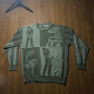 Golf, medium, tan, sweater